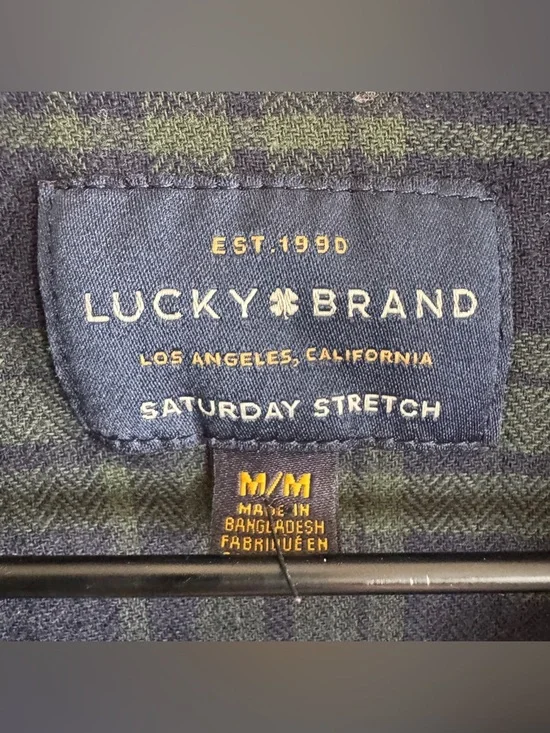 Lucky Brand | plaid button down flannel | M - Picture 5 of 5